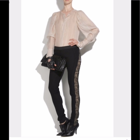 Stella Mccartney Skinny Lace Pants - Picture 1 of 5